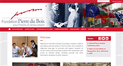 Desktop Screenshot of fondation-pierredubois.ch